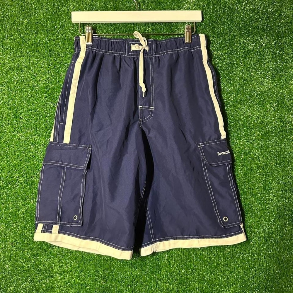 Polo Beverly Hills navy blue swim‎ trunks